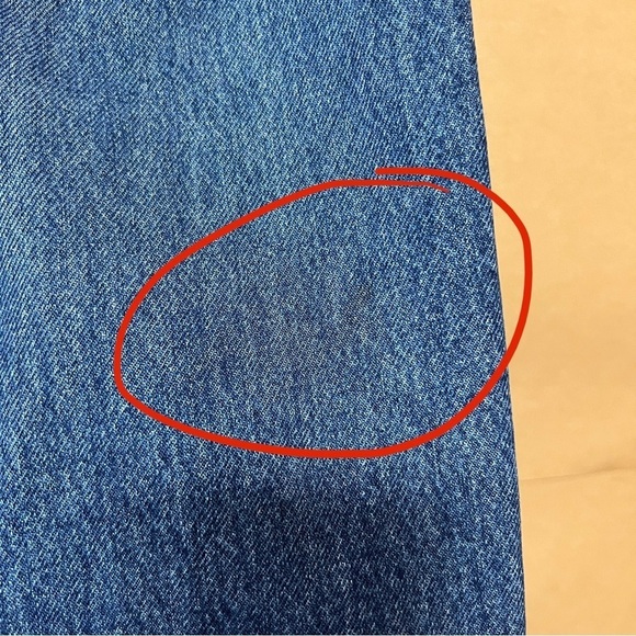 Agolde Women's High Rise Jeans in Dark Blue - Picture 14 of 16